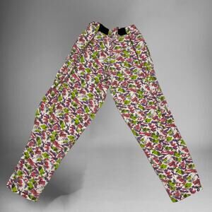 Vintage 90's Homemade Loud Print MC Hammer Pants Adjustable Waist Parachute O-08